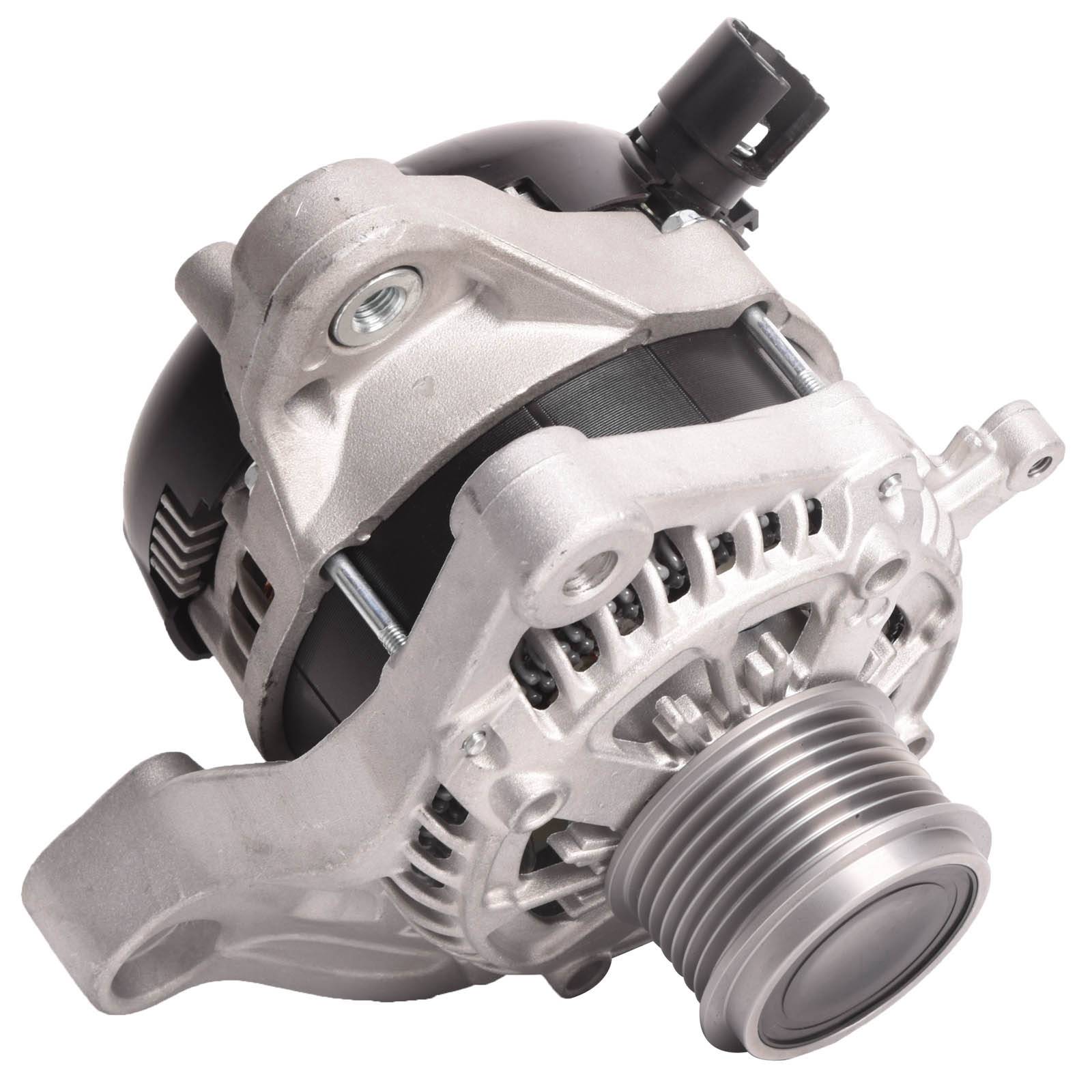 A-Premium Alternator Compatible With Honda Civic 2017-2021 2023-2024, 2.0L, 12V 135A 6-Groove Decoupler Pulley Clockwise, Replace# 1042114390, 311005BF305RM