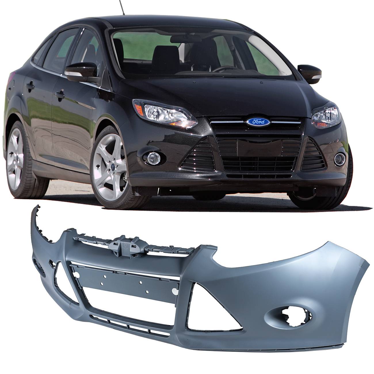 2014 Ford Focus Front Bumper Cover